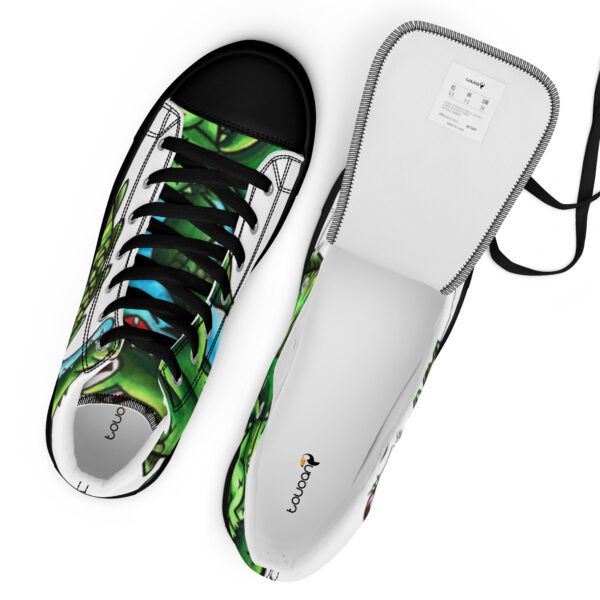 High-Top Leinenschuhe für Herren Doodle Croc – Bild 2
