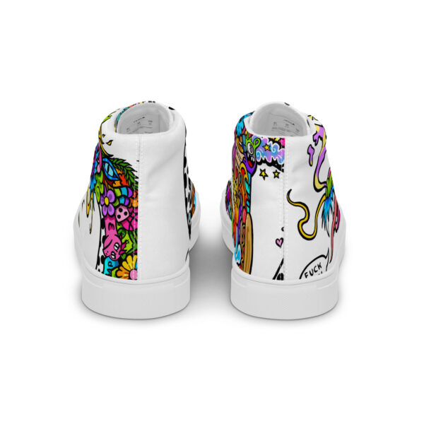High-Top Leinenschuhe für Herren Doodle Dragon – Bild 15