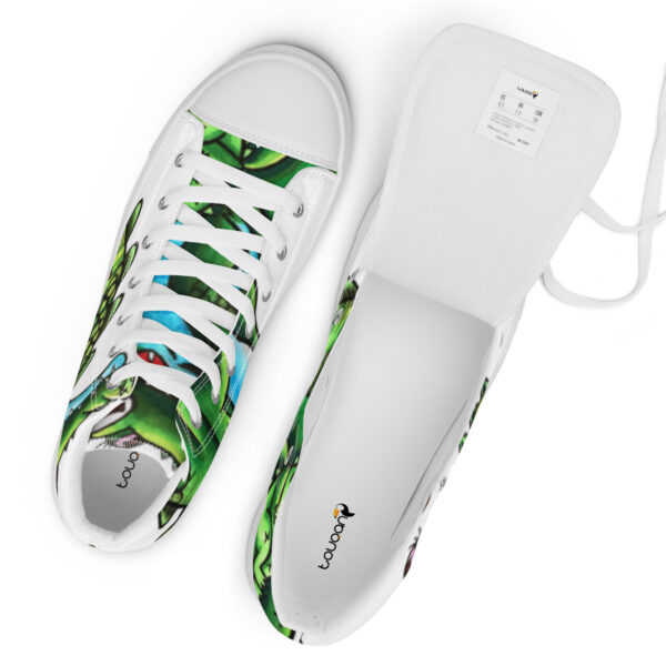 High-Top Leinenschuhe für Herren Doodle Croc – Bild 8