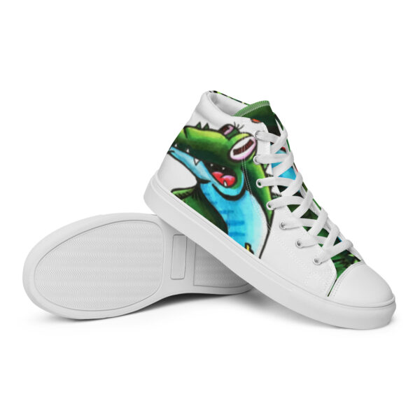 High-Top Leinenschuhe für Herren Doodle Croc – Bild 12