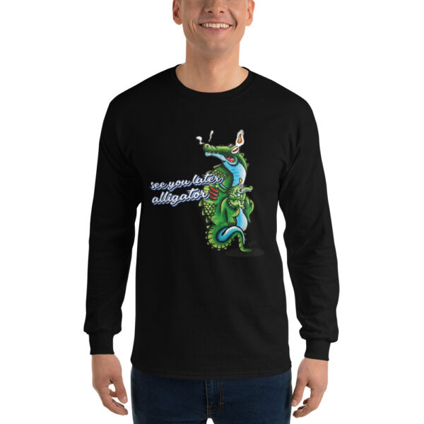 Herren-Langarmshirt „see you later Alligator“ – Bild 2
