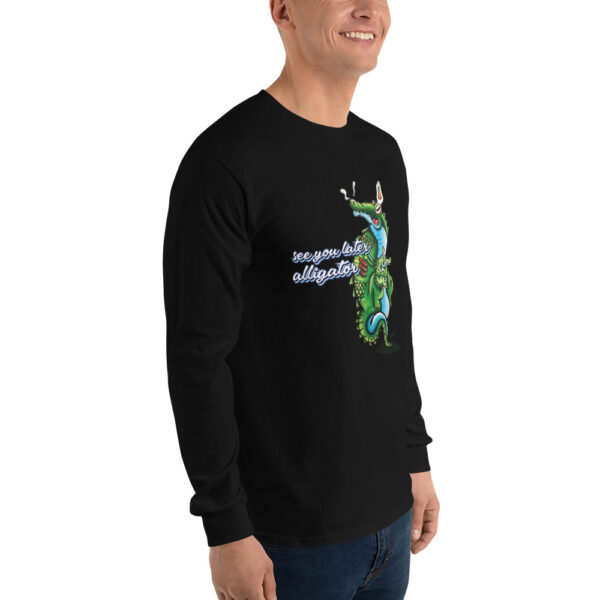 Herren-Langarmshirt „see you later Alligator“ – Bild 3