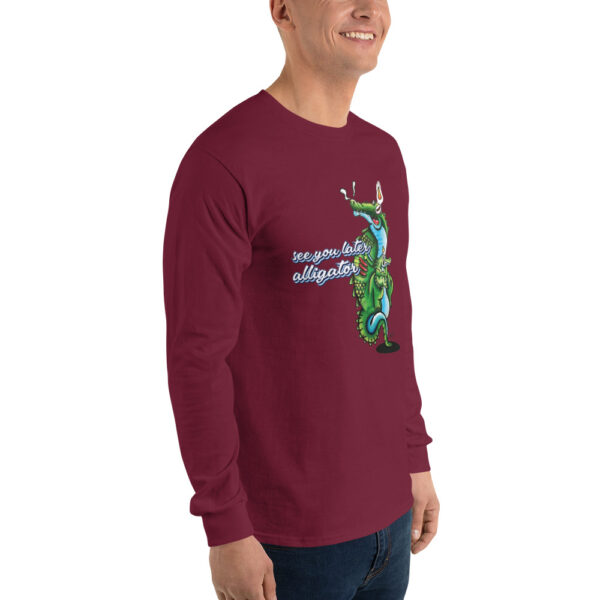 Herren-Langarmshirt „see you later Alligator“ – Bild 7