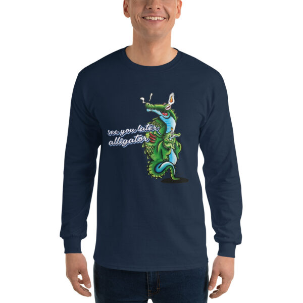 Herren-Langarmshirt „see you later Alligator“ – Bild 4