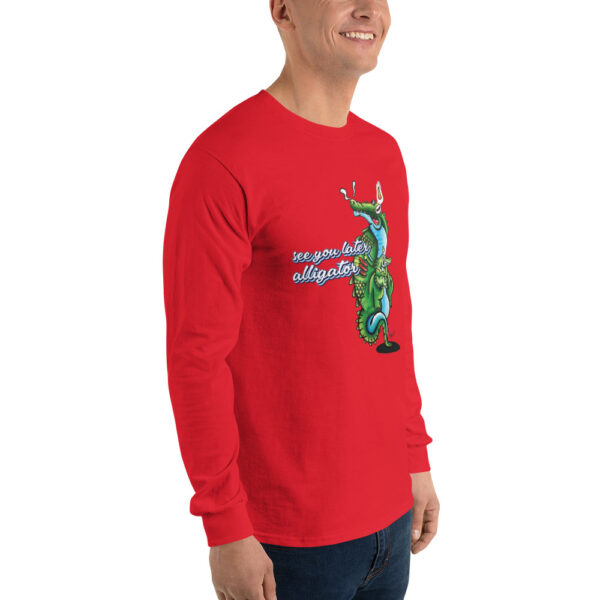Herren-Langarmshirt „see you later Alligator“ – Bild 9