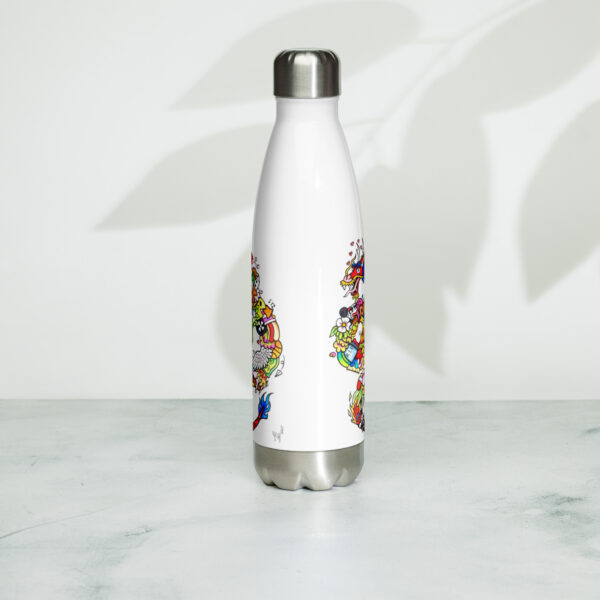Edelstahl Trinkflasche Doodle Dragon