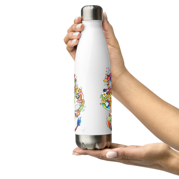 Edelstahl Trinkflasche Doodle Dragon – Bild 3