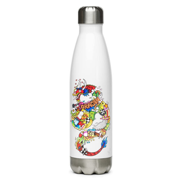 Edelstahl Trinkflasche Doodle Dragon – Bild 6