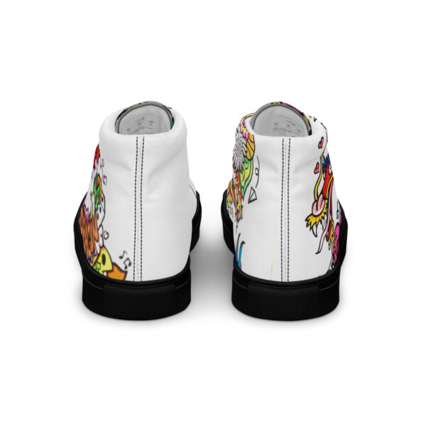 High-Top Leinenschuhe für Damen – Bild 9