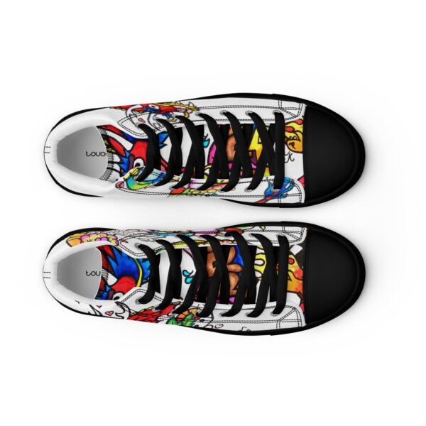 High-Top Leinenschuhe für Damen – Bild 16