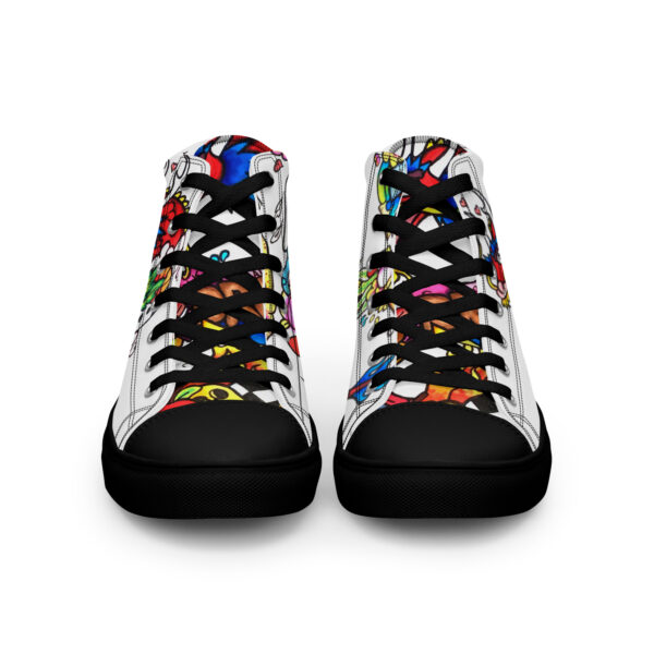High-Top Leinenschuhe für Damen – Bild 15