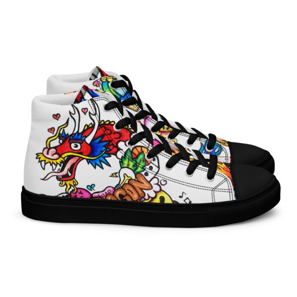 High-Top Leinenschuhe für Damen – Bild 12