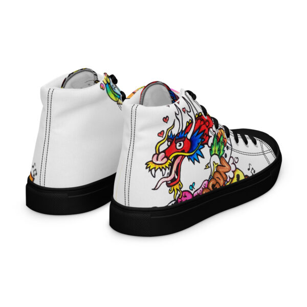 High-Top Leinenschuhe für Damen – Bild 13