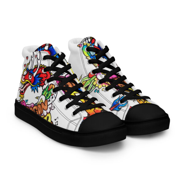 High-Top Leinenschuhe für Damen – Bild 14