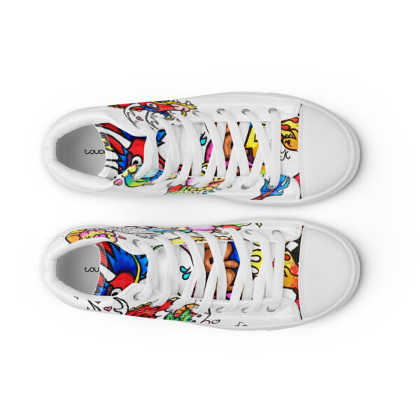 High-Top Leinenschuhe für Damen – Bild 25
