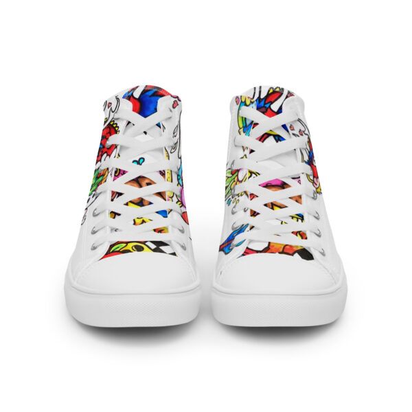 High-Top Leinenschuhe für Damen – Bild 24