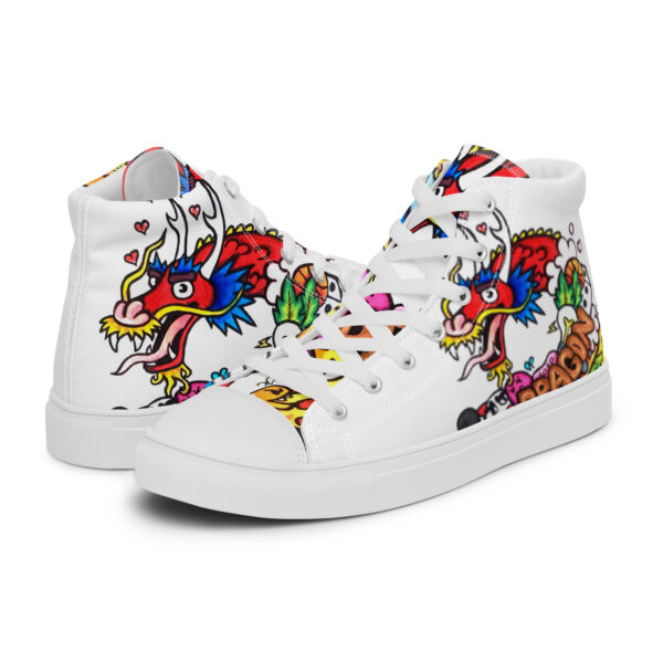 High-Top Leinenschuhe für Damen – Bild 6