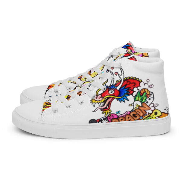 High-Top Leinenschuhe für Damen – Bild 17