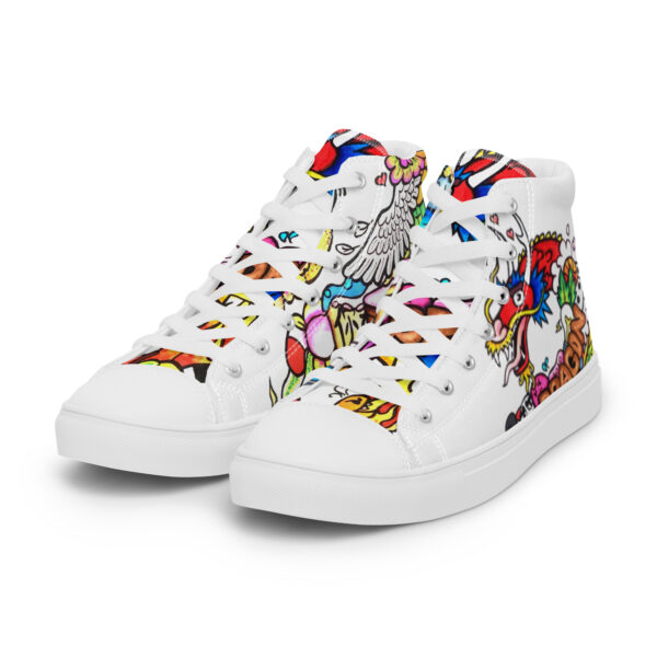 High-Top Leinenschuhe für Damen – Bild 20