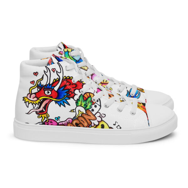 High-Top Leinenschuhe für Damen – Bild 21