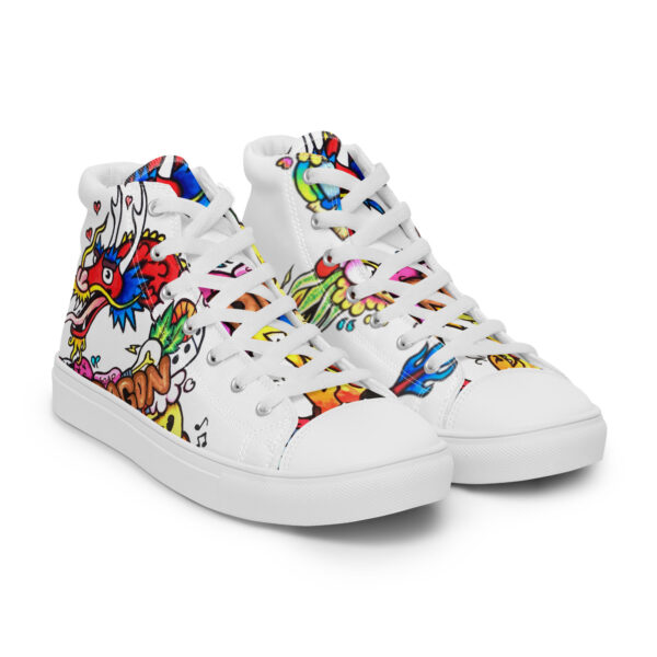High-Top Leinenschuhe für Damen – Bild 23